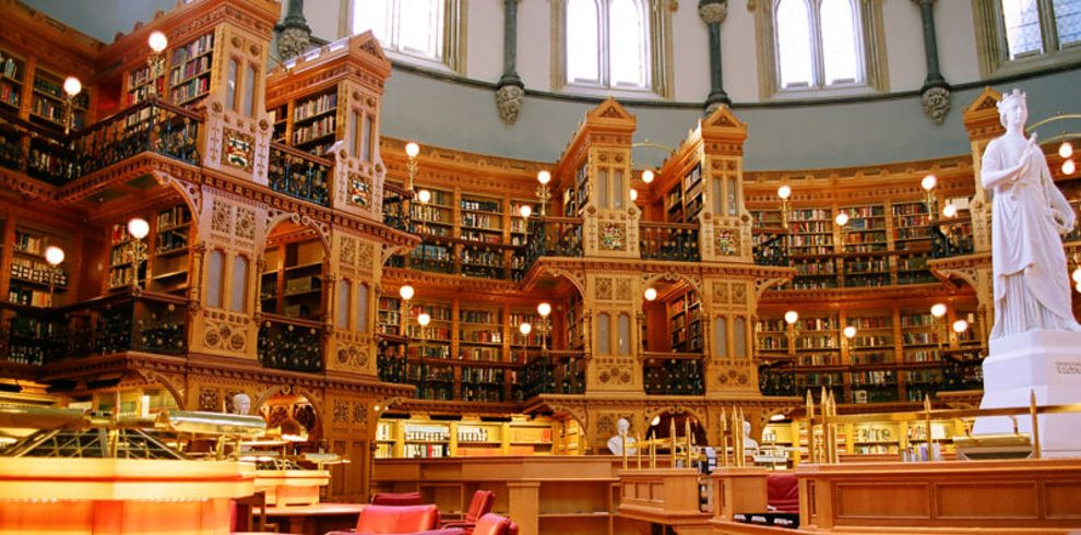 library-of-the-canadian-parliament-ottawa-canada