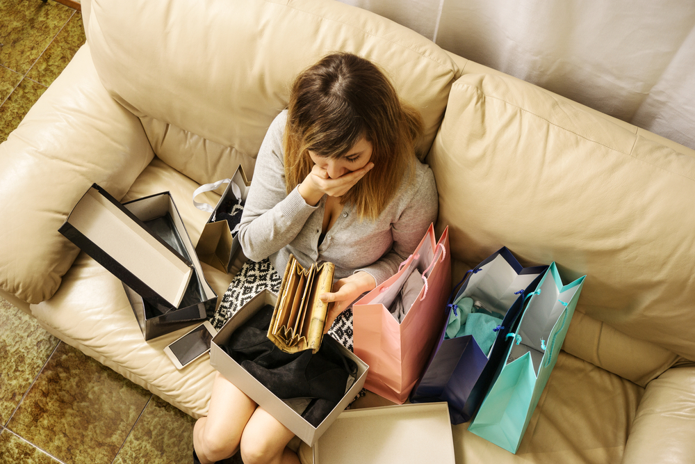 Shopping addiction.