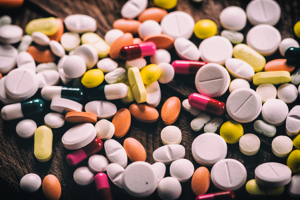 A mix of pills.