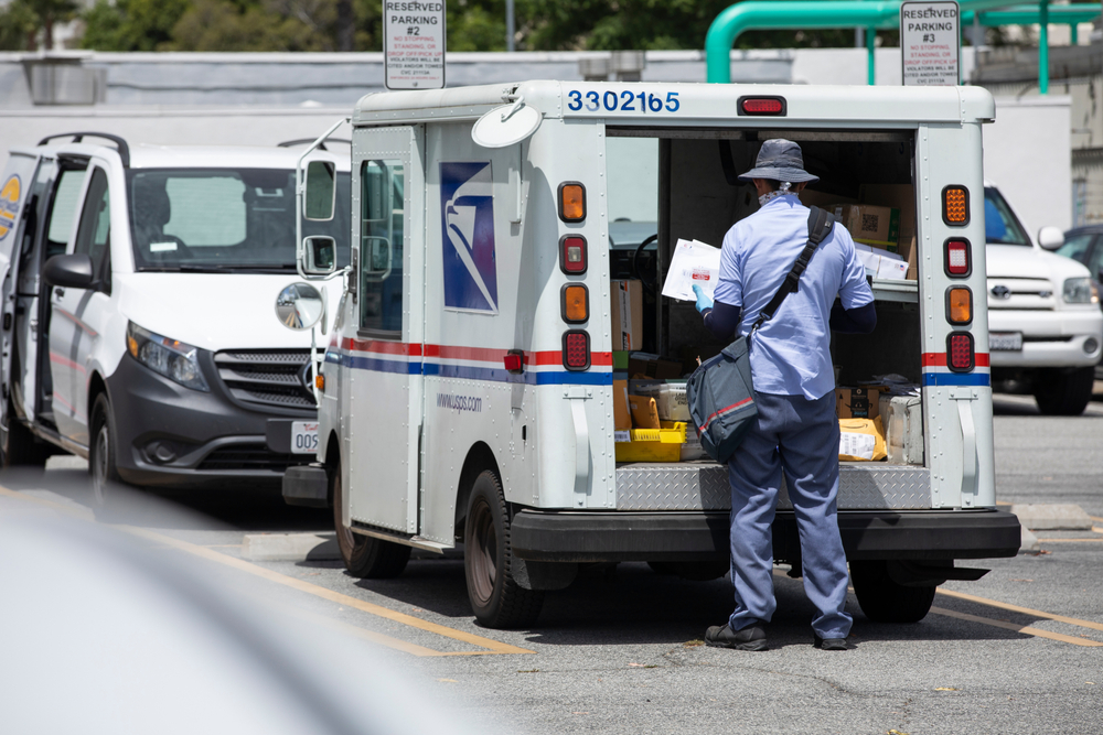 Mail Carrier worker.
