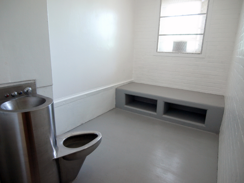 Prison toilet.